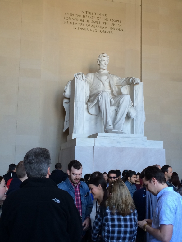 The Lincoln Memorial in Washington DC, USA.
