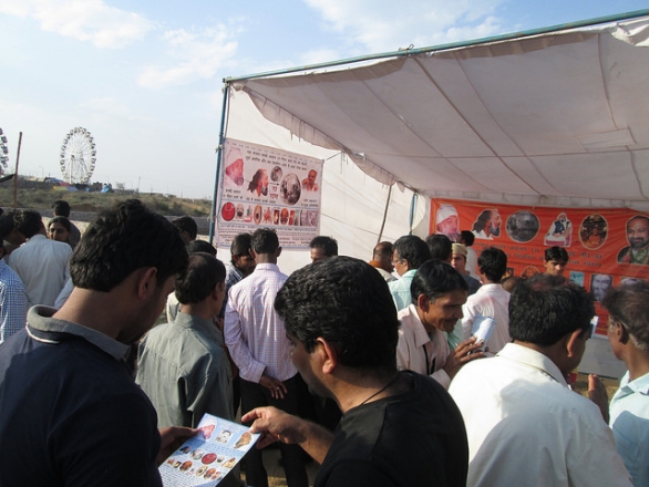 Kalki Avatar Foundation India at the in a festival at Baba Mohan Ram Temple.