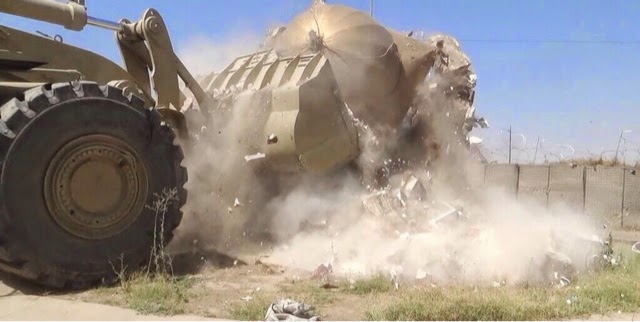 The ISIS Bulldozing by Shrines 